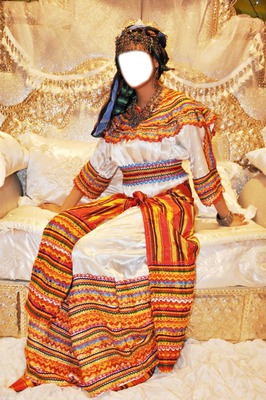 femme kabyle Photo frame effect