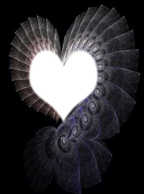 flared heart Photomontage