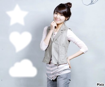 sooyoung snsd Photo frame effect