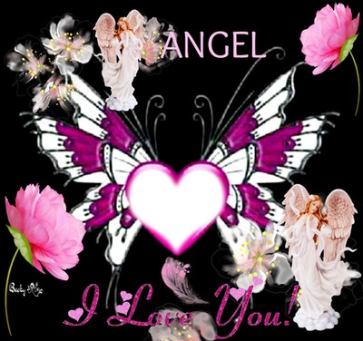 ANGEL I LOVE YOU Fotomontage