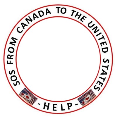 Au secours sauvons notre Canada Fotomontáž
