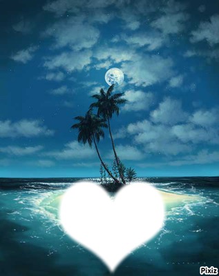 Island Love Fotomontage