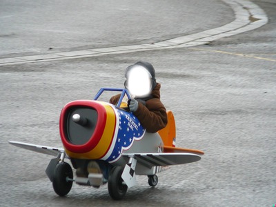 avion à pedale
