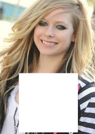 Avril Lavigne placa Fotomontagem