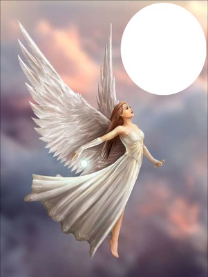 FLY HIGH ANGEL Fotomontáž