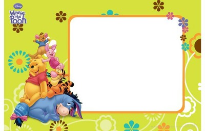 winnie pooh Photo frame effect