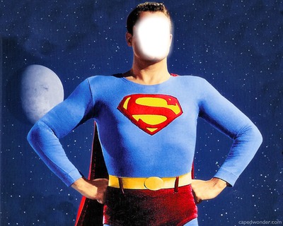 Superman Reeves Фотомонтаж