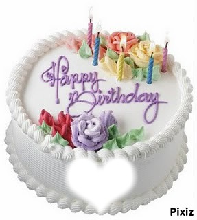 kue ulang tahun Fotomontage