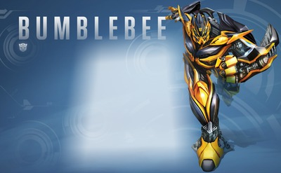 Bumblebee foco Fotomontaggio