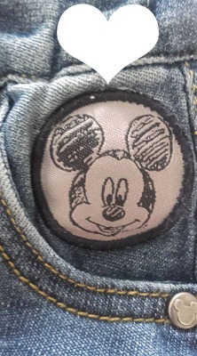 Logo Mickey de Soen mon coeur Montaje fotografico