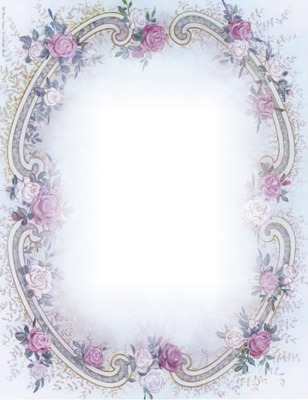 rose frame Fotomontasje