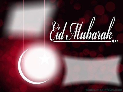 Eid mubark Fotomontaggio