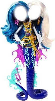 Perry and Pearl (Monster high dolls) Photomontage