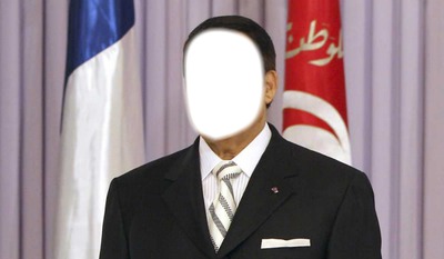Président de la Tunisie Φωτομοντάζ