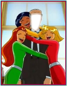 totally spies j Photo frame effect