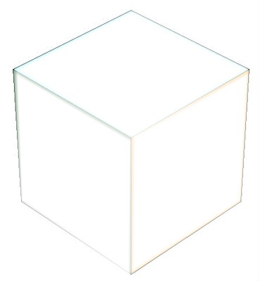 cube Photo frame effect