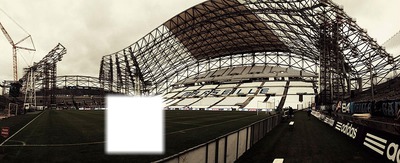 Stade Vélodrome Photo frame effect