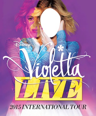 violetta live Φωτομοντάζ