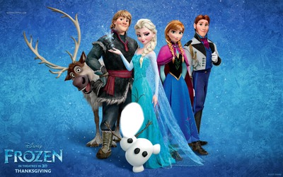 Olaf la reine des neiges Montaje fotografico