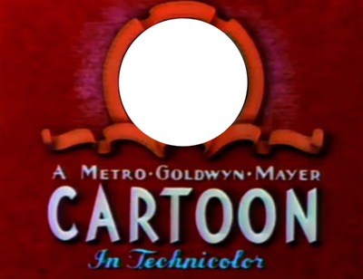 mgm cartoon logo Photo frame effect