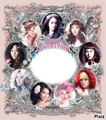 Girls Generation Fotomontaggio