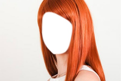 Hair orange フォトモンタージュ