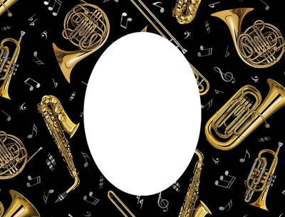 Musique - trompettes フォトモンタージュ