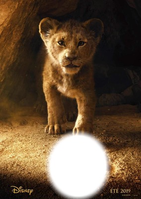 le roi lion film sortie 2019 1.60 Montaje fotografico