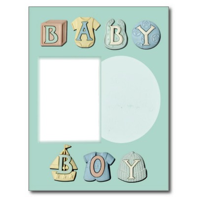 Baby Boy Frame Photomontage