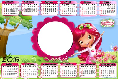 calendario frutillita2015 Montaje fotografico