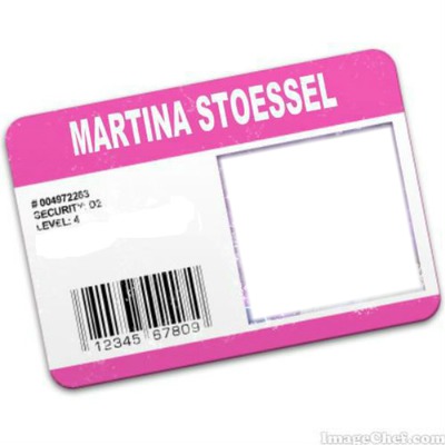 tarjeta martina stoessel Fotomontaggio