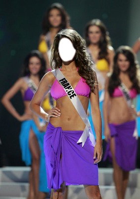 Miss France Fotomontaż