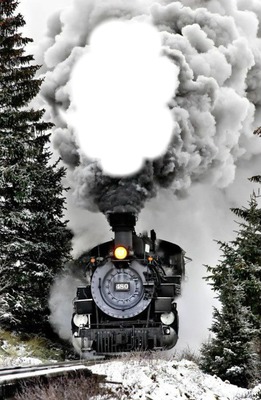 train Фотомонтаж