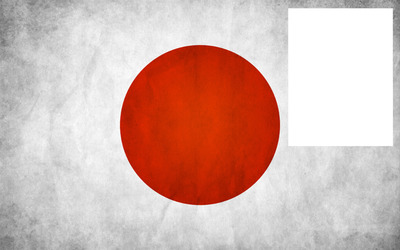 Japan flag HD 1 Fotomontažas