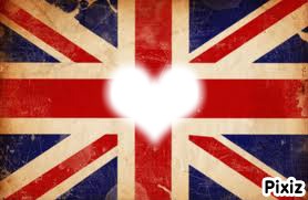English heart Photomontage
