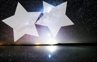 two star Photo frame effect