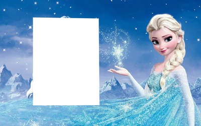 Frozen Elsa Photo frame effect