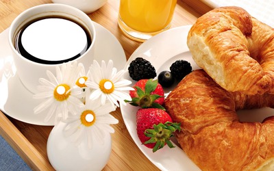 Good Morning Breakfast Fotomontaggio