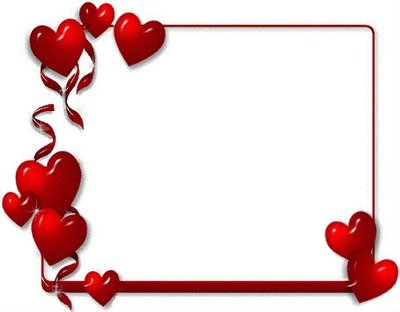 red heart Photo frame effect