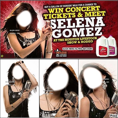 Selena gomez Photomontage