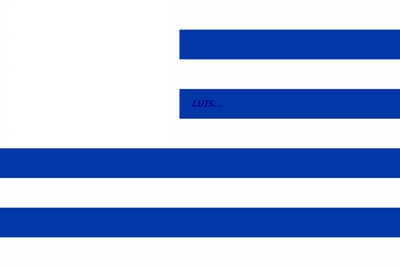 Uruguay mi bandera. Fotomontāža