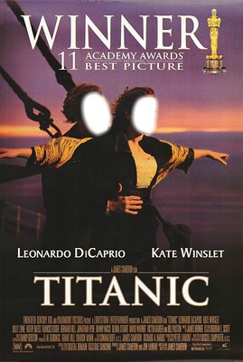 Titanic affiche Photomontage