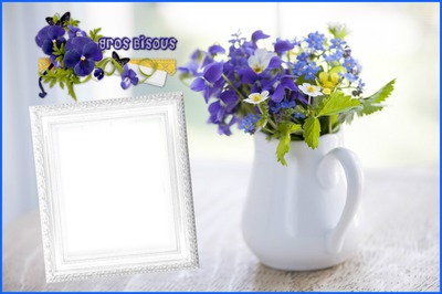 Parfum de fleurs Photomontage