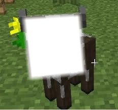 Vaca Minecraft Montaje fotografico