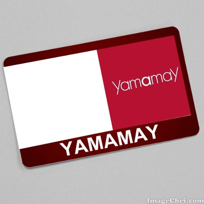 Yamamay Card Fotomontaż