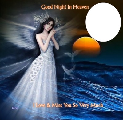 GOOD NIGHT ANGEL Montaje fotografico