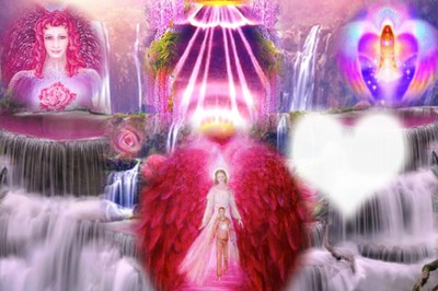 arcangel chamuel dia martes(rosa) Montage photo