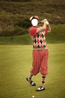 Golfeur Fotomontáž
