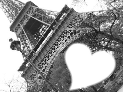 amour de paris Photomontage