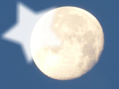 lune étoilée Фотомонтажа